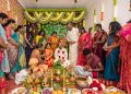 ஆடம்பரத்தை தவிர்த்த திரைப்படத் தயாரிப்பாளர் தீபன் பூபதி – நிவேதிதா கிரி திருமணம்!