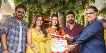 வெங்கடேஷ் – கீர்த்தி சுரேஷ் – கிருத்தி ஷெட்டி  நடிக்கும் காமெடித்திரைப்படம் ஆரம்பம்!
