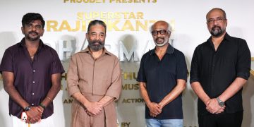 கமல்ஹாசன் பெருமையுடன் வழங்கும் சூப்பர் ஸ்டார் ரஜினிகாந்த் நடிக்கும் “தர்மன்”!