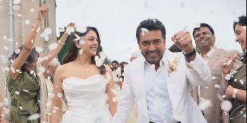மகன், மகள் முன்னிலையில்,கிறிஸ்தவ முறைப்படி திருமணம் செய்து கொண்ட சூர்யா-ஜோதிகா!