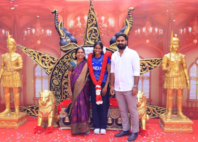 3 பதக்கங்களை வென்ற தடகள வீராங்கனை வித்யா ராம்ராஜூக்கு பாராட்டு விழா !